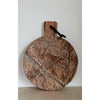 Round Brown Marble Chopping Board